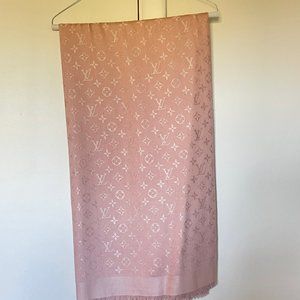Louis Vuitton - Monogram Shawl - Pink - Velvet Rose Kraft